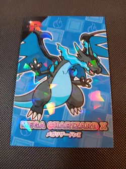 Pokemon Mega Charizard X Cracked Ice Holo Team Rocket Card Database Set Peru - Image 1