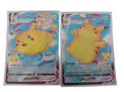 Flying/Surfing Pikachu V/ VMAX Celebrations Pokemon 4 X Card Set #Live23/02 - Image 4