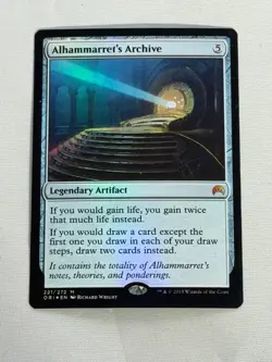 MTG FOIL Alhammarret's Archive Magic Origins Magic the Gathering - Image 1