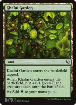 Magic The Gathering MTG KHALNI GARDEN Duel Decks: Nissa vs. Ob Nixilis NM - Image 1