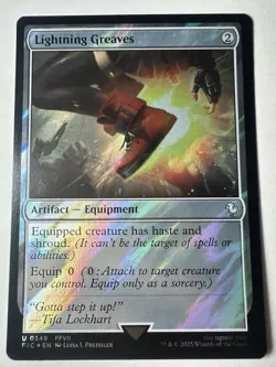 Lightning Greaves Commander: Final Fantasy Surge Foil - Image 1