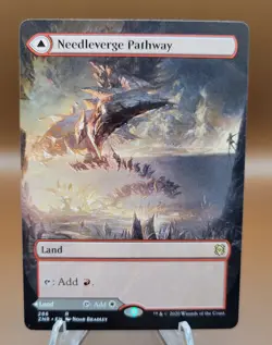 BORDERLESS Needleverge Pathway x1 MTG Zendikar Rising Magic Near Mint NM English - Image 1
