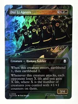 Dai Li Agents - Borderless FOIL - MTG Avatar - TLA 306 - Image 1