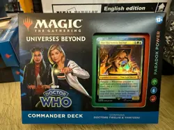 Magic the Gathering CGC: Doctor Who Commander Deck Paradox Power Sealed Box - Image 1
