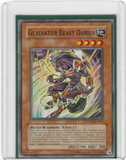 Gladiator Beast Darius PTDN-EN031 - Common- Near Mint - Unlimited - Yugioh - Image 1