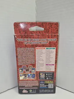 YU-GI-OH! EGYPTIAN GOD DECK: SLIFER THE SKY DRAGON Trading Cards Yugioh - Image 2