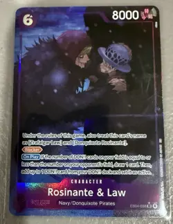 Rosinante & Law (Alternate Art) EB04-038 The Azure Sea's Seven Foil - Image 1