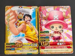One Piece One Py Berry Match W Luffy PR PJ-010-W PJ-009-W Chopper Promo eb253 - Image 1