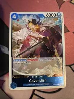 One Piece TCG Royal Blood Foil Cavendish (045) - Image 1
