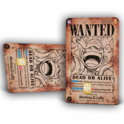 Monkey D Luffy: One Piece Most Wanted | Credit Card Skin/Sticker | 2 Pack - Image 1