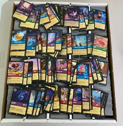 Disney Lorcana Bulk Lot 1000+ Cards LP-NM Commons Uncommons Duplicates Mixed TCG - Image 1