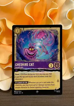 Disney Lorcana Whispers in the Well ~ Cheshire Cat - Inexplicable 60/204 - Image 1