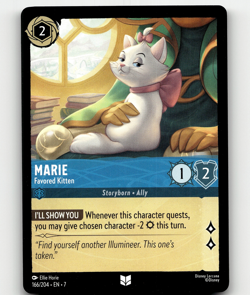 Disney Lorcana Marie - Favored Kitten 166/204 - Archazia's Island - Image 1
