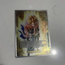 Dragon Ball Super Card Game 2nd Anniversary GOLD Energy Marker E-129 SSJ Gogeta - Image 2