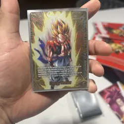 Dragon Ball Super Card Game 2nd Anniversary GOLD Energy Marker E-129 SSJ Gogeta - Image 3
