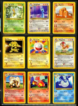 1999 Pokemon Base Set COMPLETE Unlimited Edition NON HOLO Cards 17-102 Rare MINT - Image 2