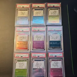 SEQUENTIAL SET 9 x PSA 10 Yu Nagaba Eevee’s Promo Pokemon Card Japanese Umbreon - Image 1