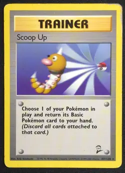 Scoop Up 107/130 Base Set 2 Pokemon Card - Image 1