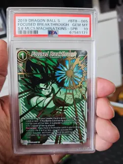 2019 DRAGON BALL SUPER CARD GAME SERIES 8 MALICIOUS MACHINATIONS BT8-065 FOCUSED - Image 1