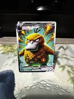 Psyduck VMAX - Fan Art Card - Poke Clown - Mending Clown - Image 1