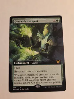 One with the Kami (Extended Art) X1 NEC MTG Commander: Kamigawa: Neon Dynasty - Image 1