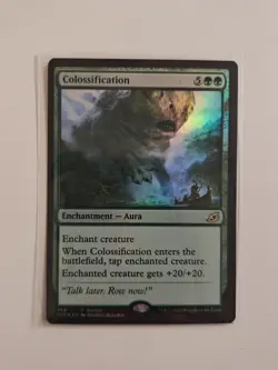 MTG Magic Ikorian Lair of Behemoths Colossification #364 Foil LP Rare Card - Image 1