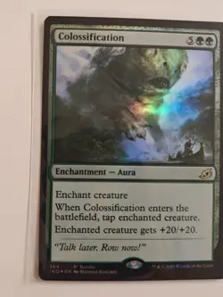 MTG Magic Ikorian Lair of Behemoths Colossification #364 Foil LP Rare Card - Image 3