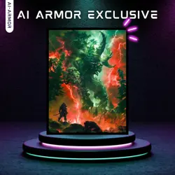 MTG (Red-Green Monster) - 100Ct Matte TCG Card Art Sleeves by - Image 3