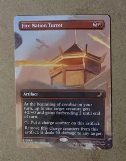 MTG - Fire Nation Turret - Borderless - Regular - Avatar The Last Airbender - Image 1
