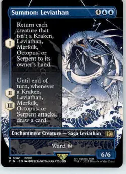 Summon: Leviathan (Borderless) - FINAL FANTASY - 361 - Normal NM - Image 1