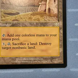 Dust Bowl #316 - Mercadian Masques - Magic The Gathering Vintage 1999 - Image 4