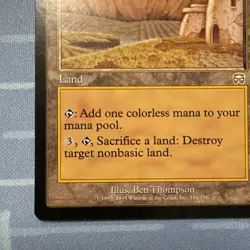 Dust Bowl #316 - Mercadian Masques - Magic The Gathering Vintage 1999 - Image 5