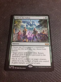 Will of the Sultai NM TDC Commander: Tarkir: Dragonstorm MTG - Image 1