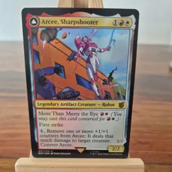 MTG Arcee, Sharpshooter : Transformers Foil 007/015 Mythic M/NM - Image 3