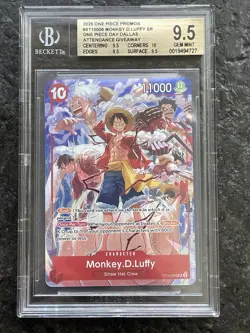 Monkey.D.Luffy (One Piece Day Dallas 2025) ST10-006 One Piece Promotion BGS 9.5 - Image 1
