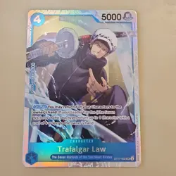 One Piece TCG The Best Vol. 2 PRB-02 Foil Trafalgar Law ST17-002 SR (Reprint) NM - Image 1