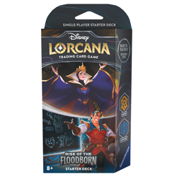 Disney LORCANA: Rise of the Floodborn TCG STARTER DECK (AMBER & SAPPHIRE) SEALED - Image 1