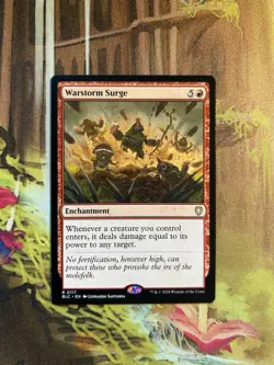 Warstorm Surge MTG Commander: Bloomburrow M/NM, English - Image 1