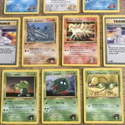 Pokemon TCG 1st Edition Gym Heroes 10 Card Lot - All LP /NM Condition - Vintage - Image 4