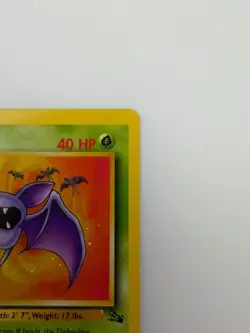 #57/62 Zubat Normal Common - Pokemon TCG Fossil - Vintage - LP (See Photos) - Image 4