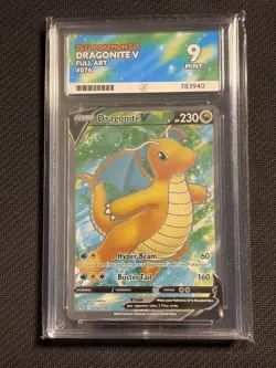 Dragonite V (Full Art) 076/078 Pokemon GO Holo - ACE 9 - Image 1
