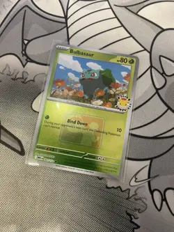 Bulbasaur 001/132 MEG 2026 Pokemon Day League Promo PLAY Stamp Pokemon Card - Image 1