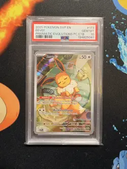 Eevee 173 Pokemon Center Stamped Graded PSA 10 and Eric Stuart signed blastoise - Image 1