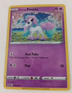Pokemon Galarian Ponyta Promo Trading Card SWSH013 Holo TCG Collectable - Image 1