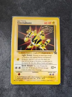 Pokemon TCG Electabuzz Wizards Black Star Promos 2 Regular Promo - Image 1