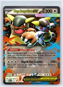 Mega Kangaskhan ex 025 Black Star Promo Mega Evolutions Pokemon TCG - Image 1