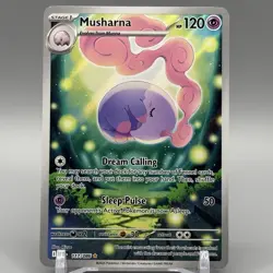Musharna 117/086 Illustration Rare English Pokemon Black Bolt NM - Image 1