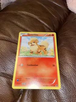 Pokemon Growlithe - 11/99 - Common - Next Destinies Set - NM - Image 1