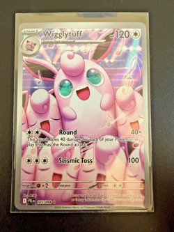 Pokemon Wigglytuff 105/094 Phantasmal Flames Full Art Illustration Rare NM - Image 1