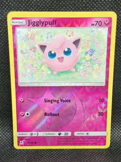 Pokemon Jigglypuff Hidden Fates Reverse Holo 41/68 NM/Mint Condition - Image 1